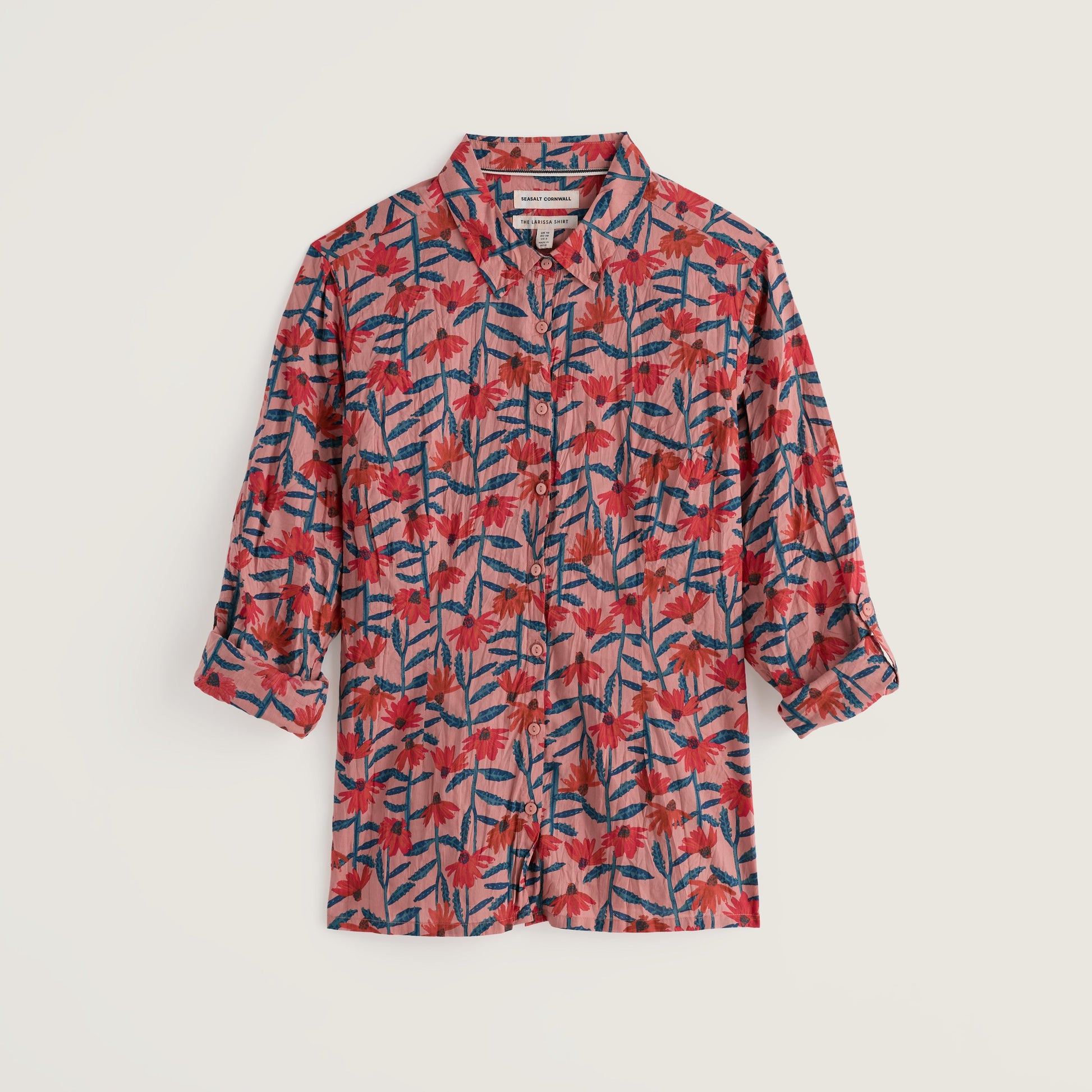 Seasalt Larrissa Shirt Echinacea Stems Rosehip