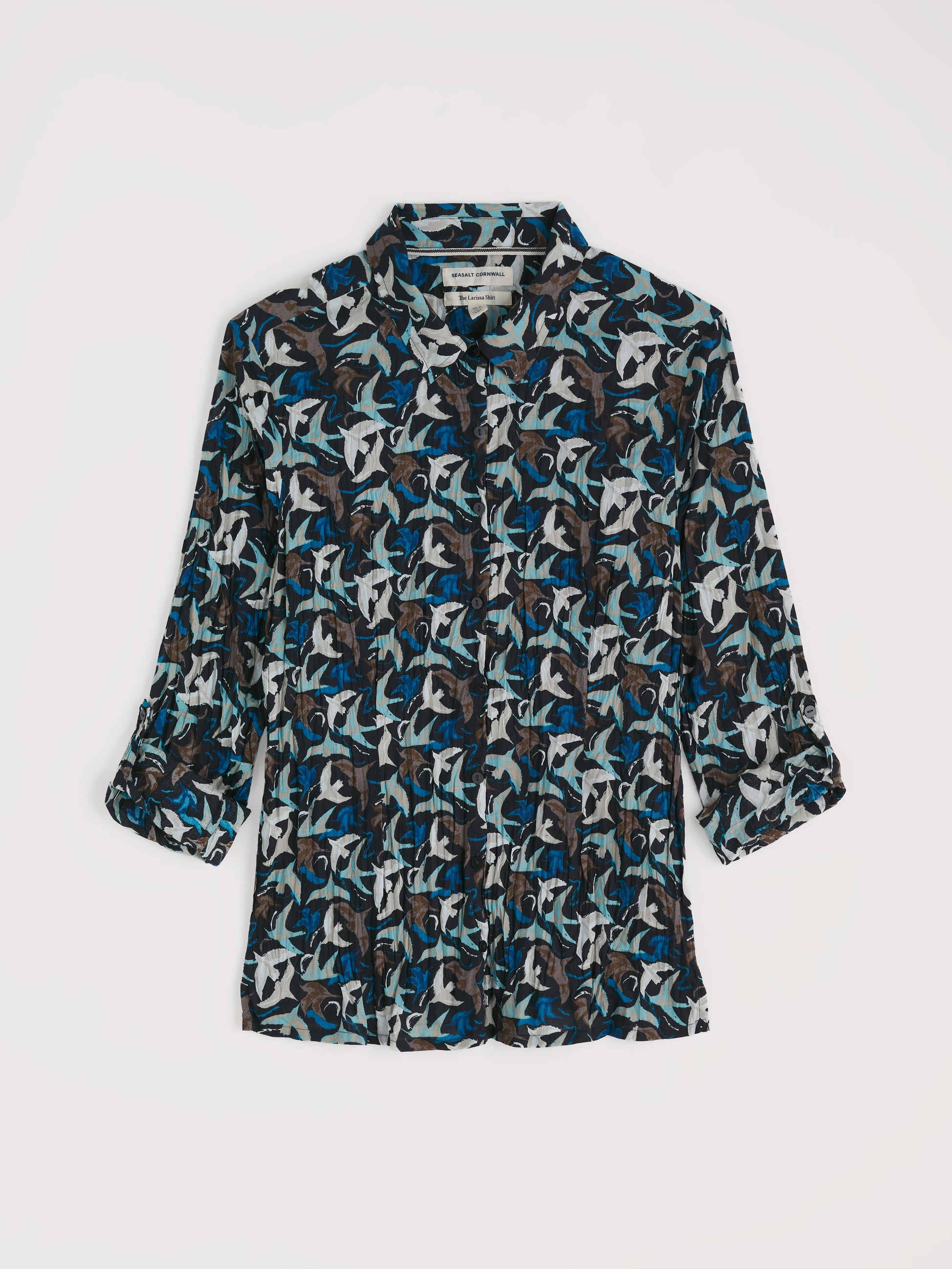 Seasalt - Larissa shirt with birds 100% cotton.
