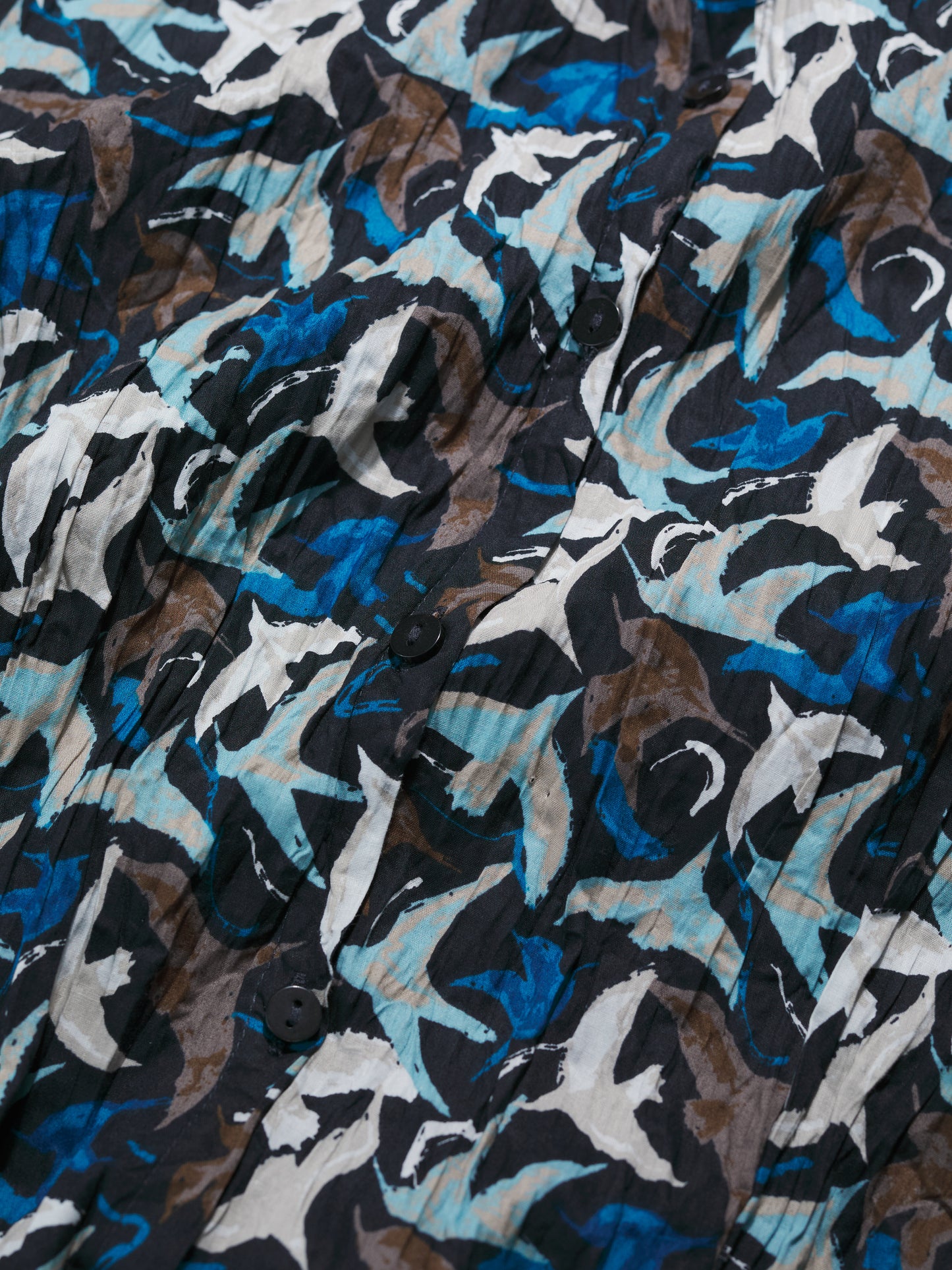 Seasalt Larissa Shirt Swooping Birds Onyx