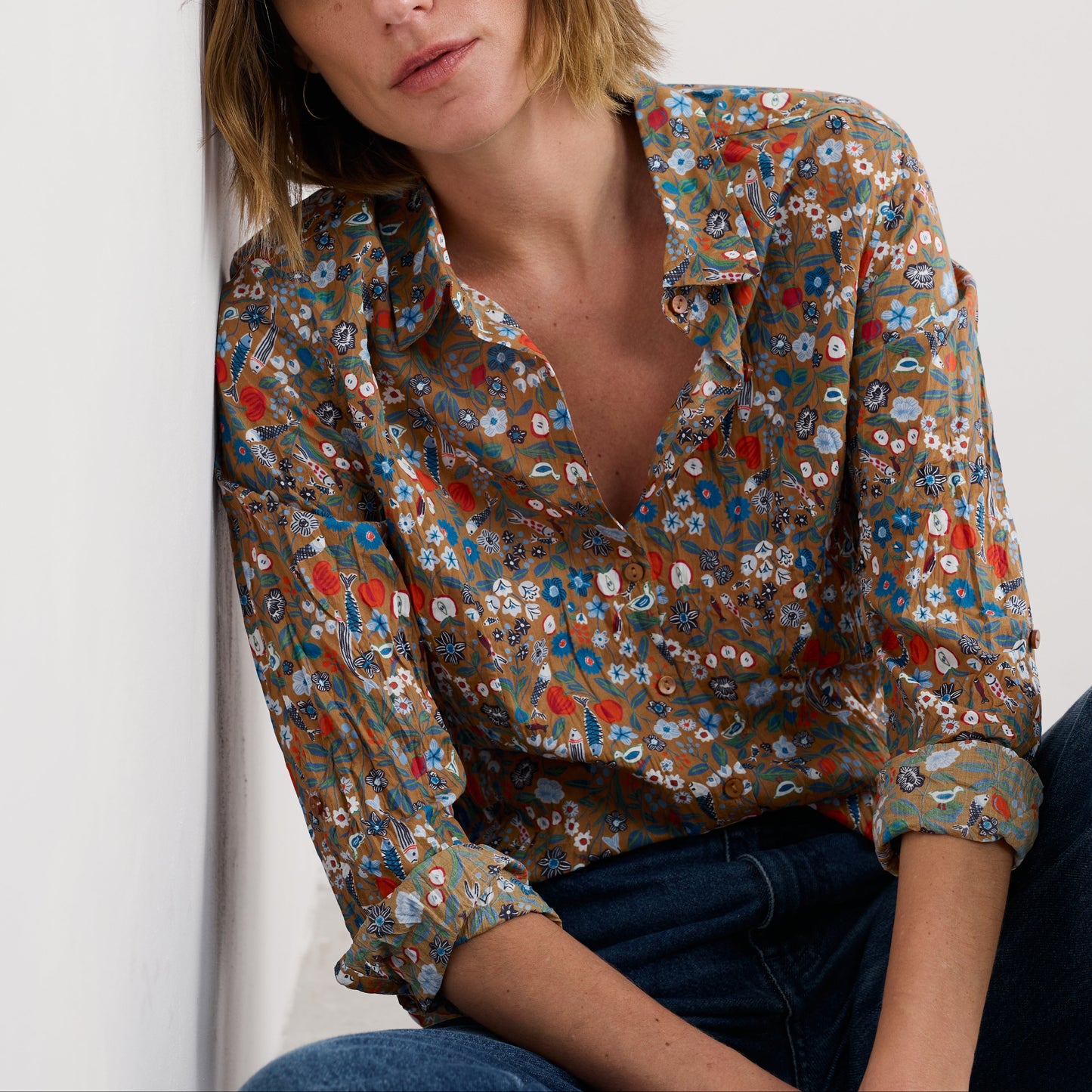 Seasalt Larrissa Shirt Still Life Basket