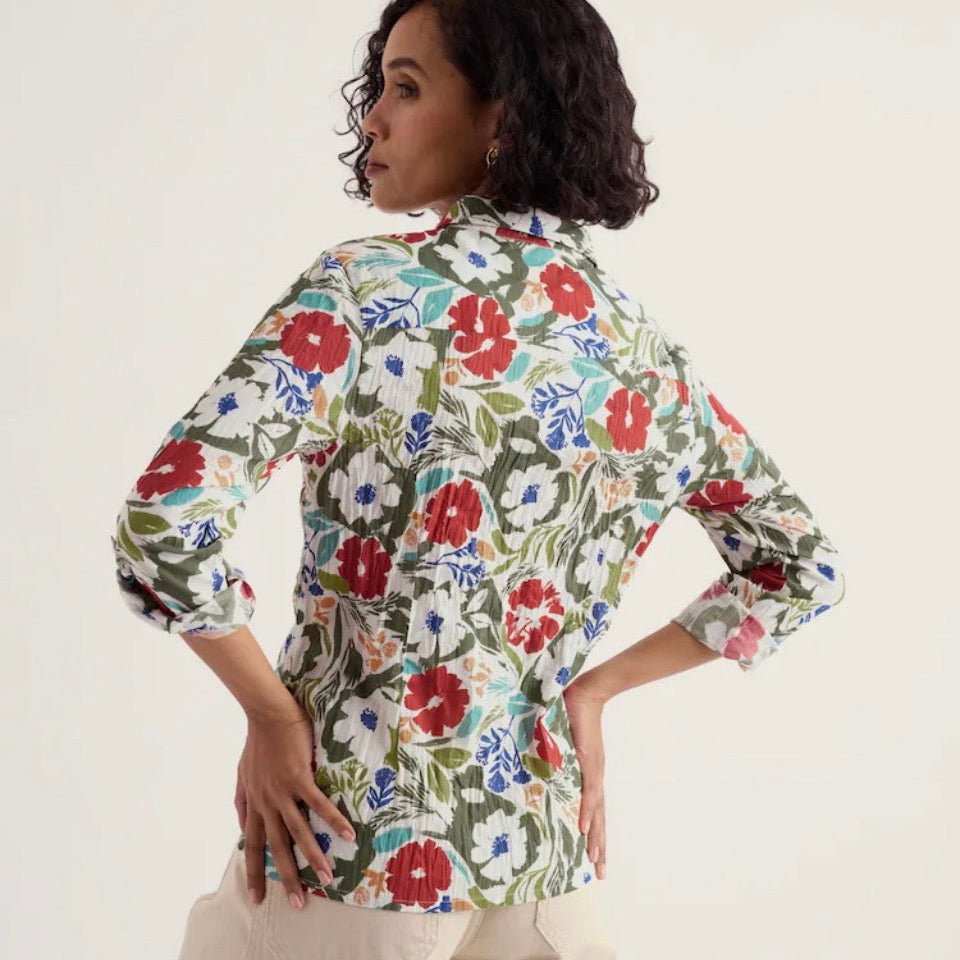 Seasalt Larissa shirt in floral 100% cotton