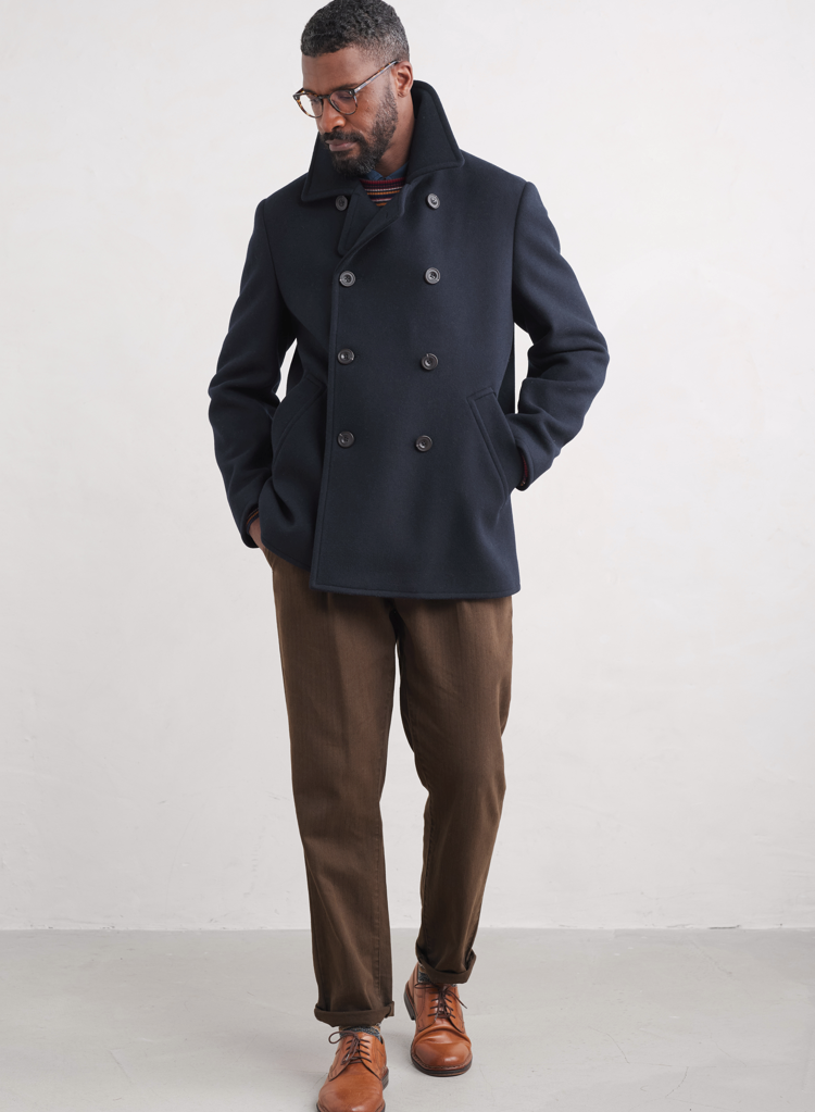 Men's Coat wool from Seasalt