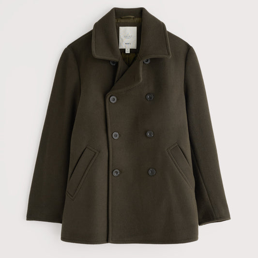 Seasalt Men's Channel Coat in Woodland
