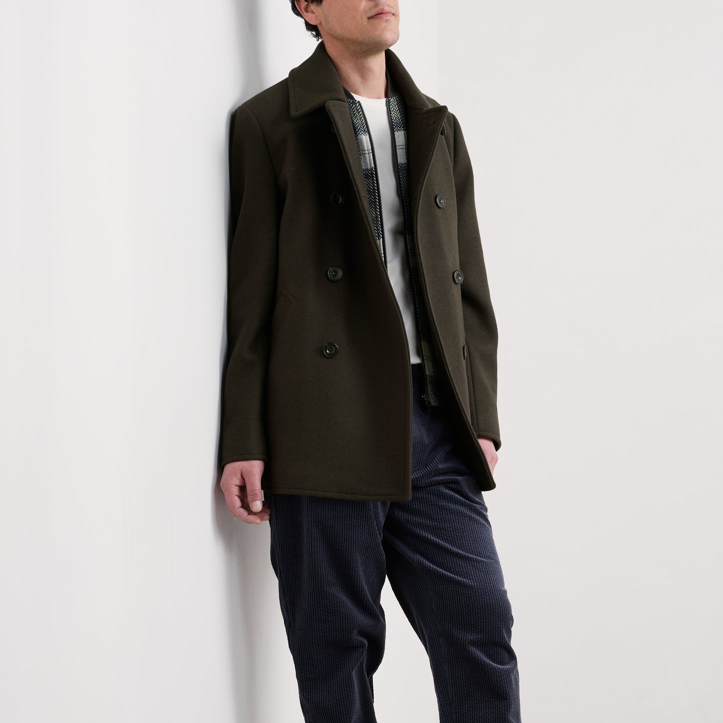 Men's Loden Woollen Overcoat