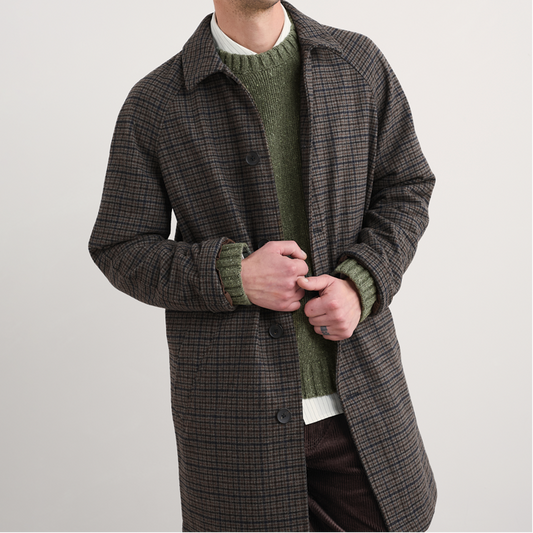 Woollen Overcoat for Men from Seasalt