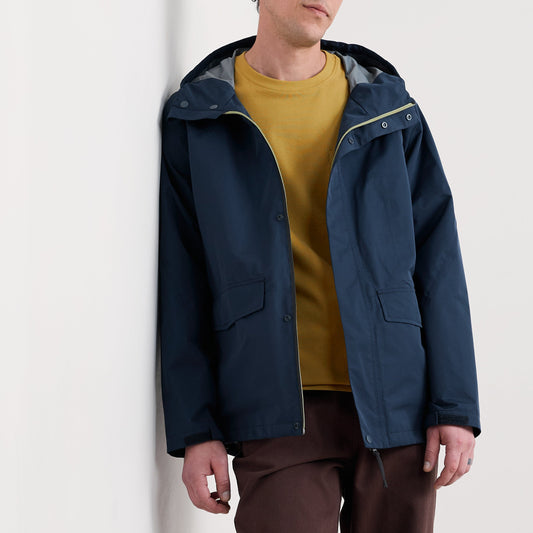 Seasalt Clothing Men's quality waterproof jacket navy