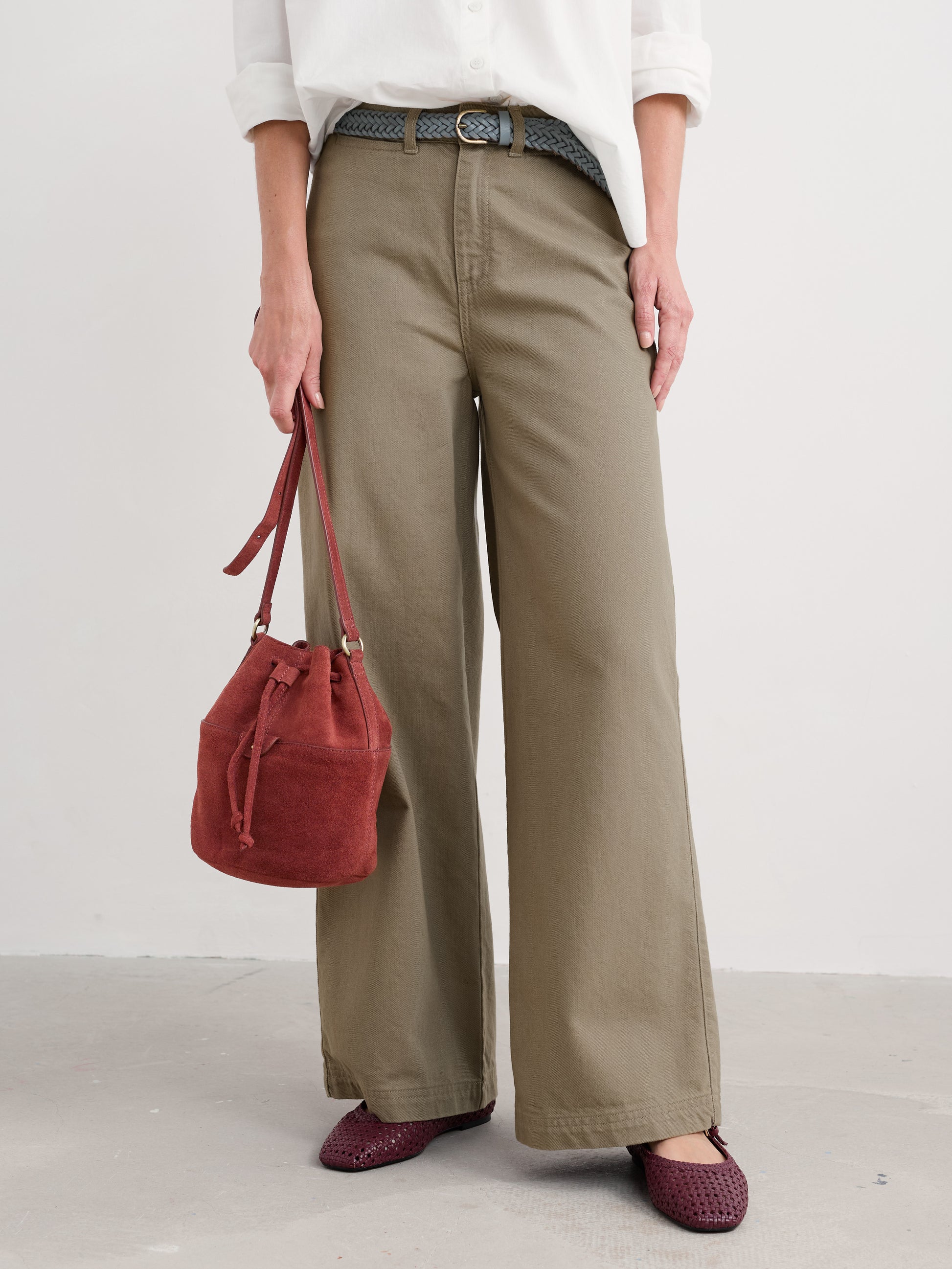 Seasalt Milly trousers in Silt