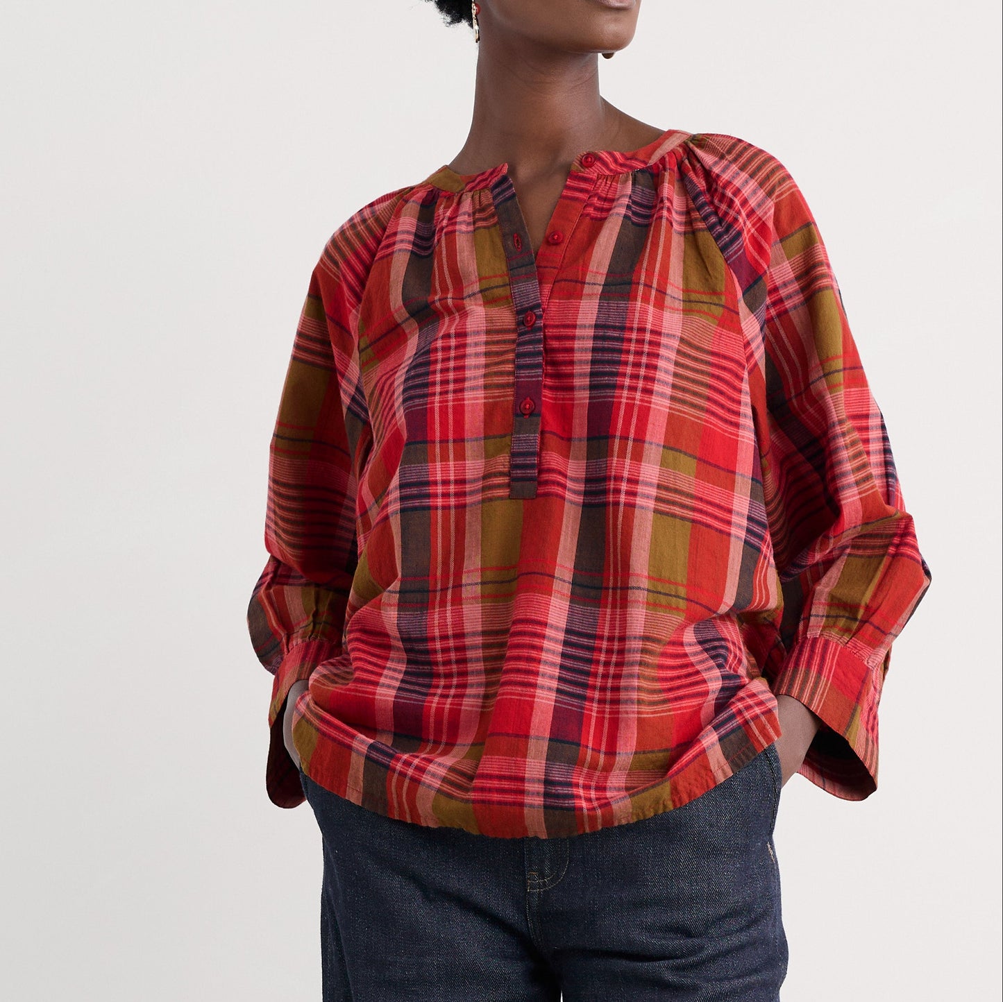 Sesalt Cornwall Moor Grass Shirt in Spring Squall Squash