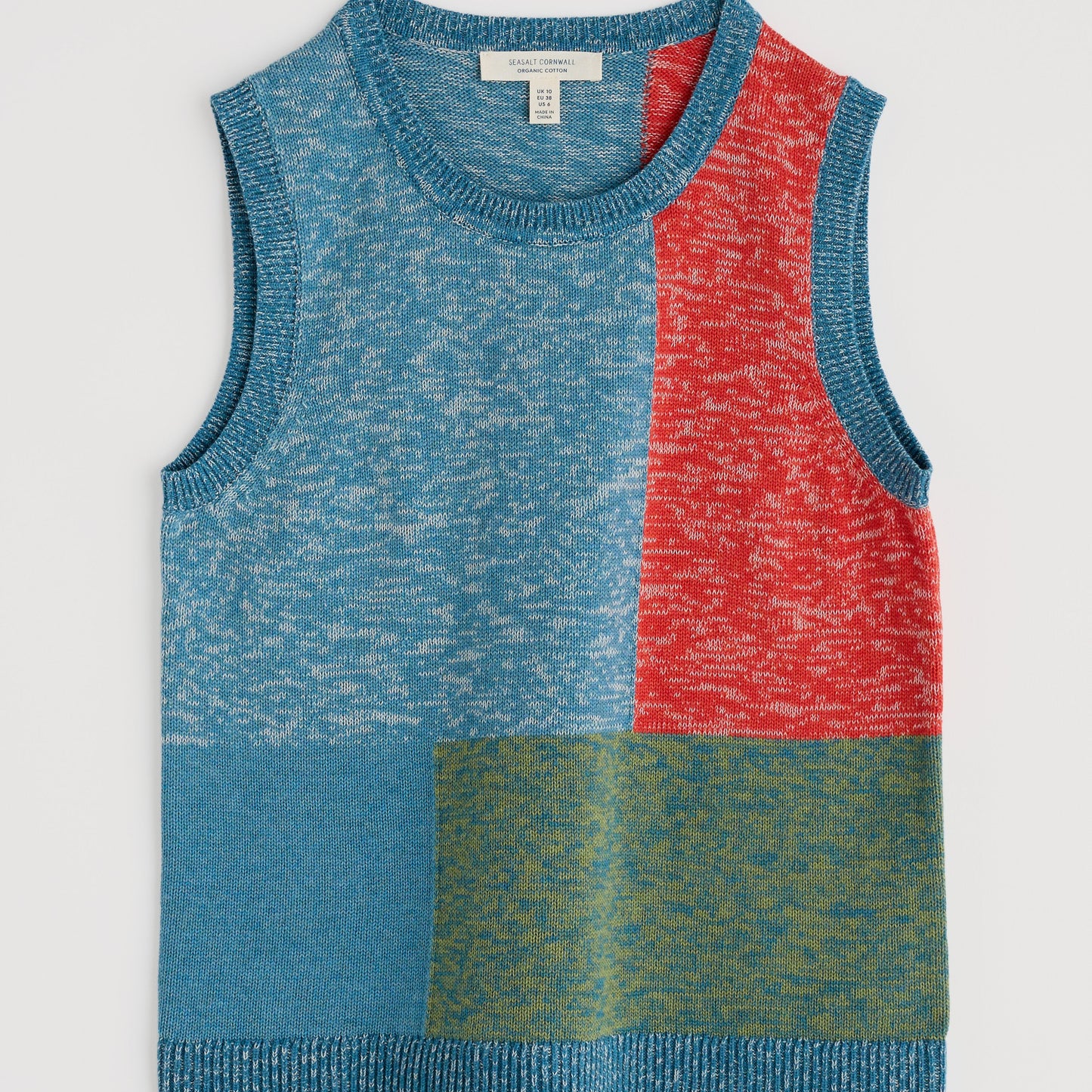 Seasalt Cornwall Morgana Vest in Tangle wood Lagoon 