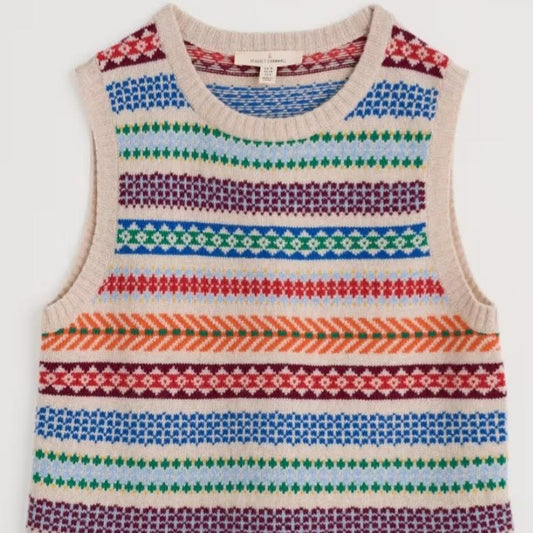 Seasalt knitted percella vest at Berrima's Overflow.