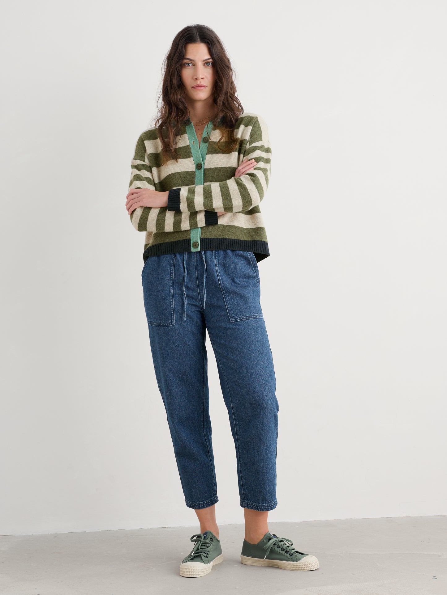 Seasalt Cornwall striped cardigan