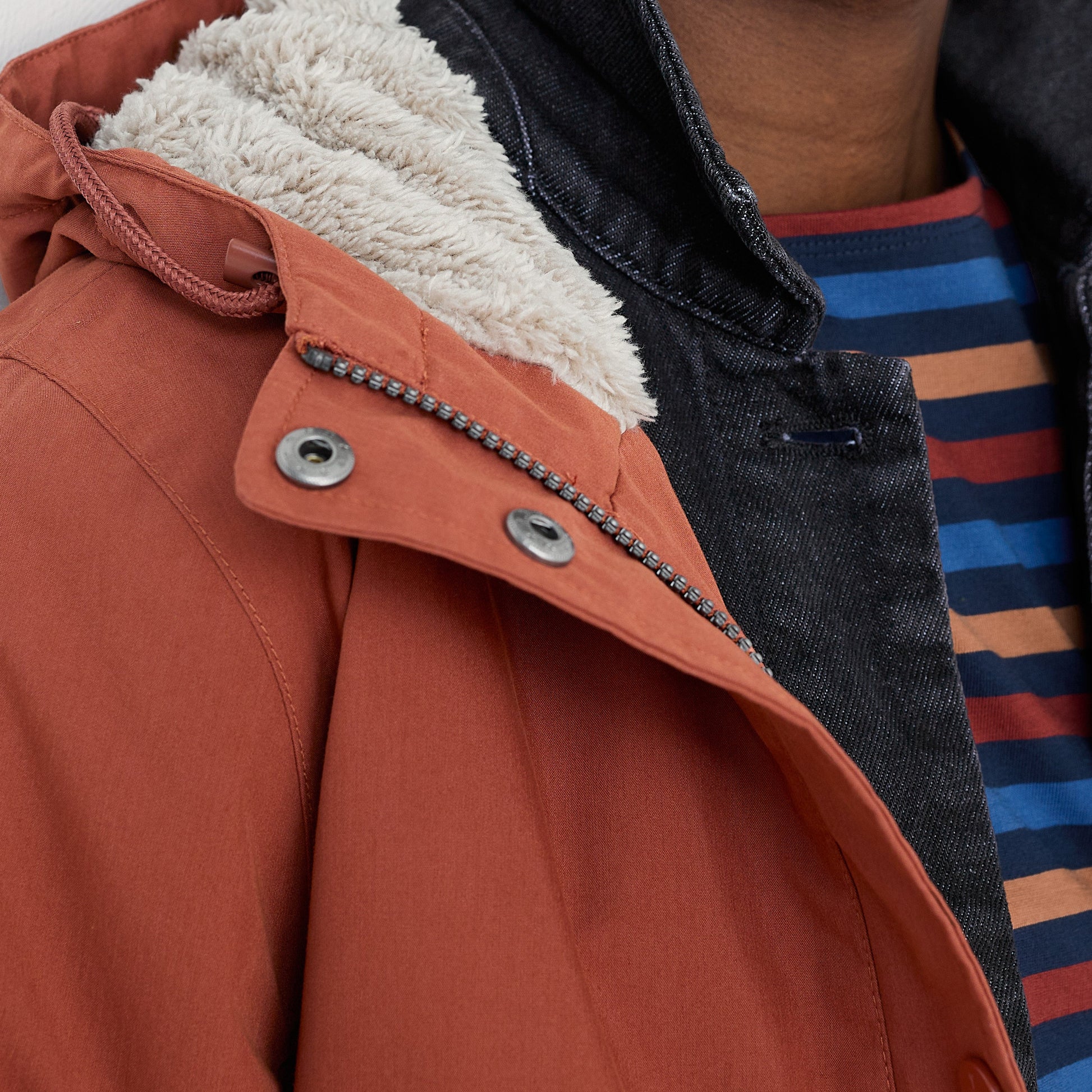 Organic cotton waterproof jacket from Seasalt Cornwall