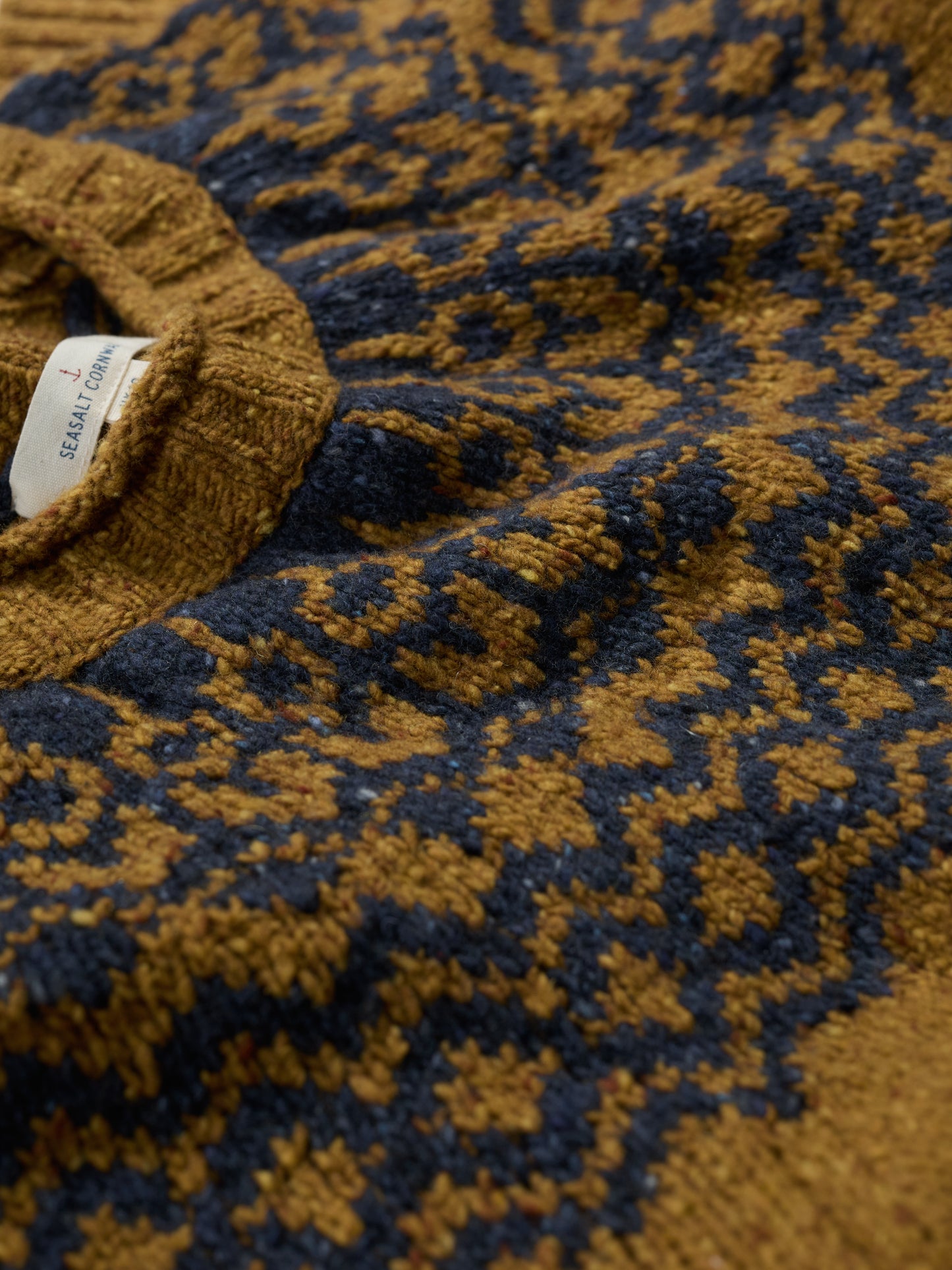 Fair isle pattern on seasalt Wol jumper at Berrima's Overflow