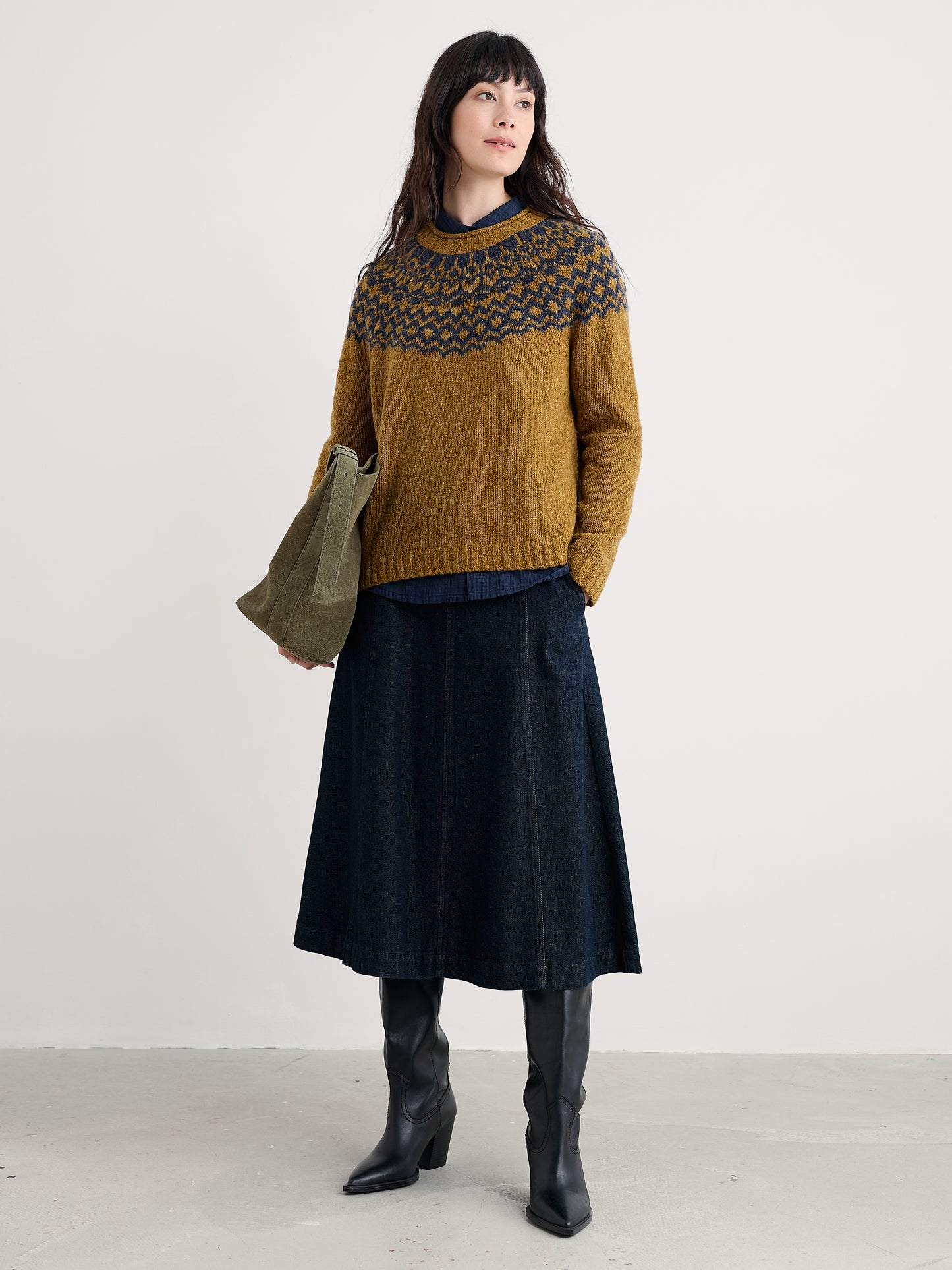 Seasalt Merino wool Jumper. Pory Kinnis.