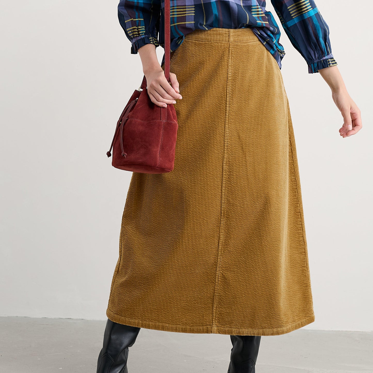 Seasalt Window wren skirt in Marshland