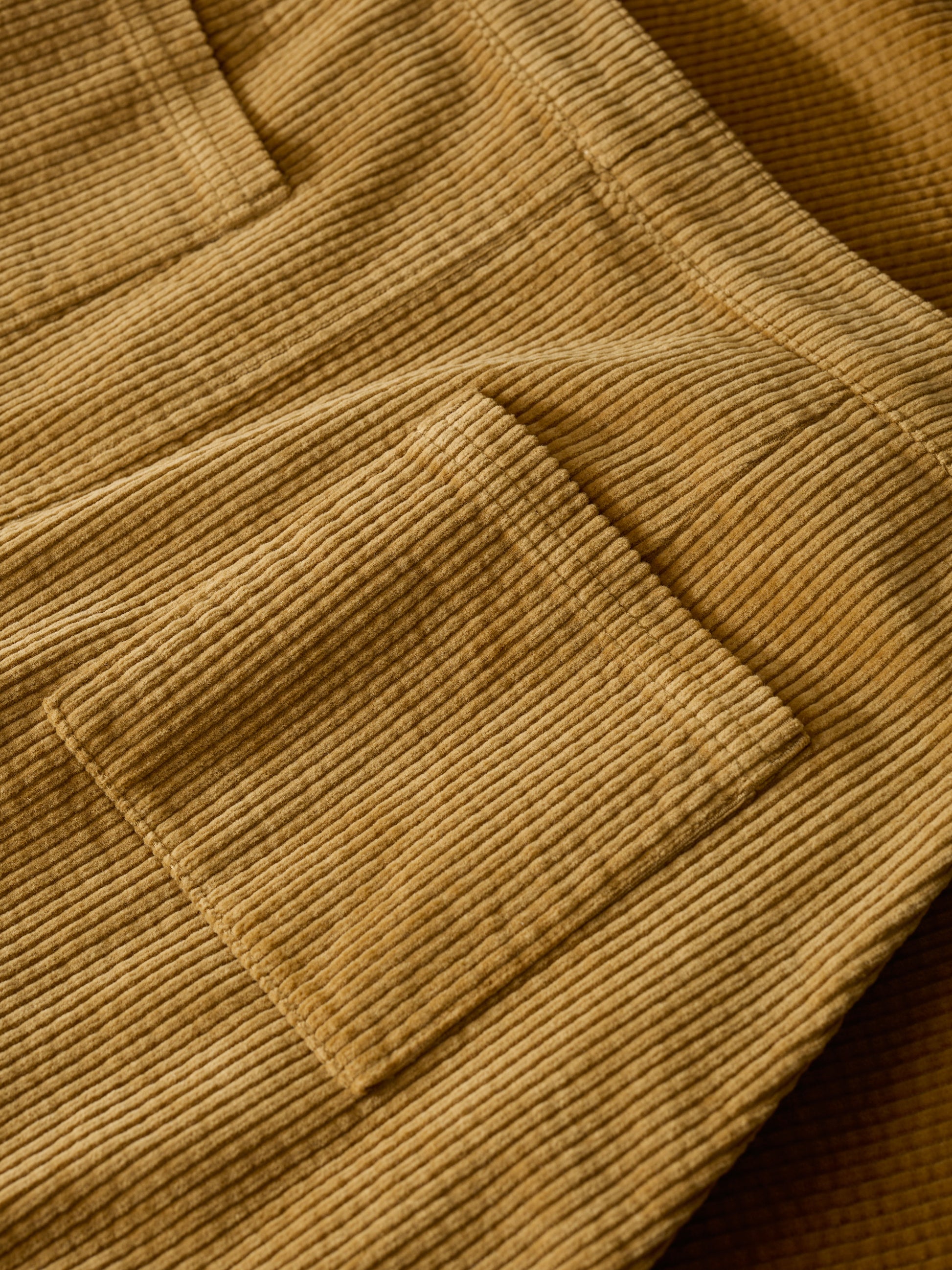 oRGANIC COTTON CORD SKIRT IN yELLOW