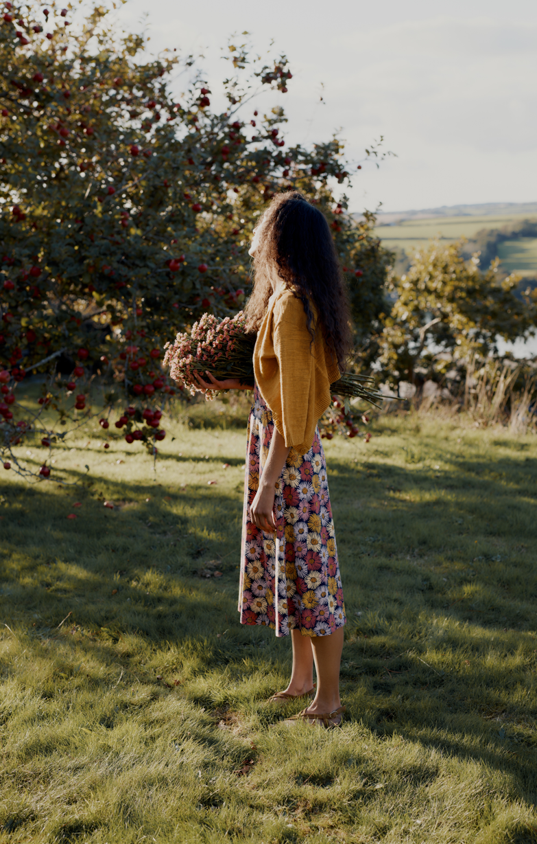 Seasalt April Dress in Pink floral