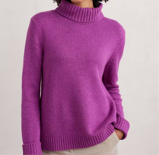 Seasalt knitwear. Braque jumper in Orchd.