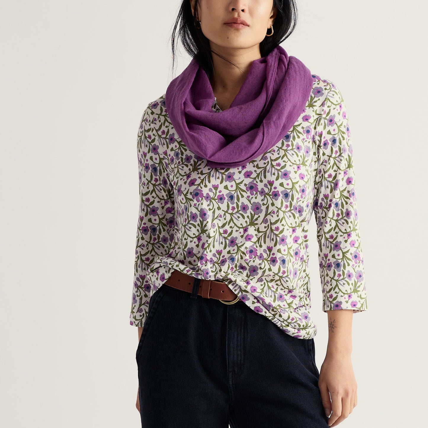 Seasalt cornwall Kellow top Blotted anemone chalk.