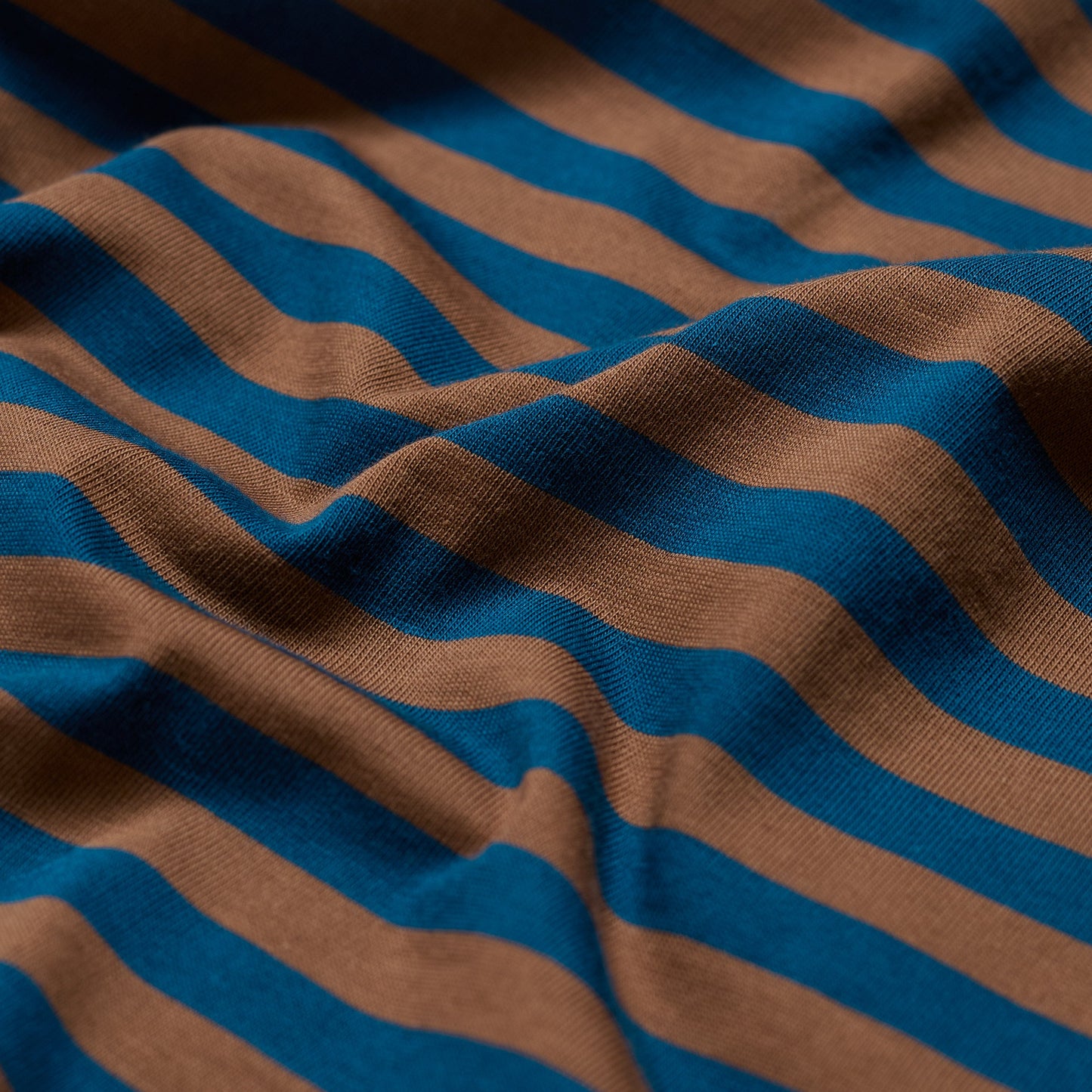 Seasalt Cornwall Clothing Striped top in bown and navy