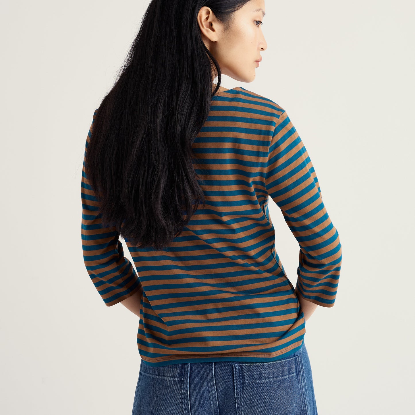 Seasalt Cornwall Sailor top. 100% cotton stripes