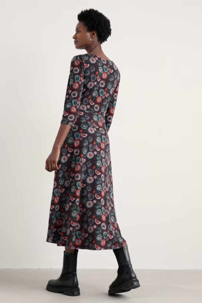 Seasalt dress in burgundy