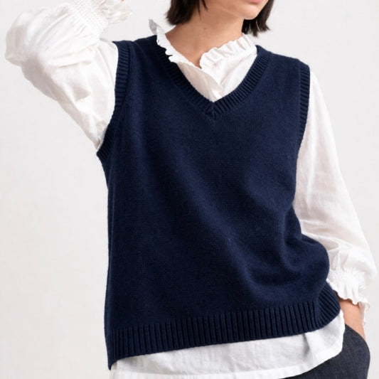 Seasalt East View Vest Maritime 