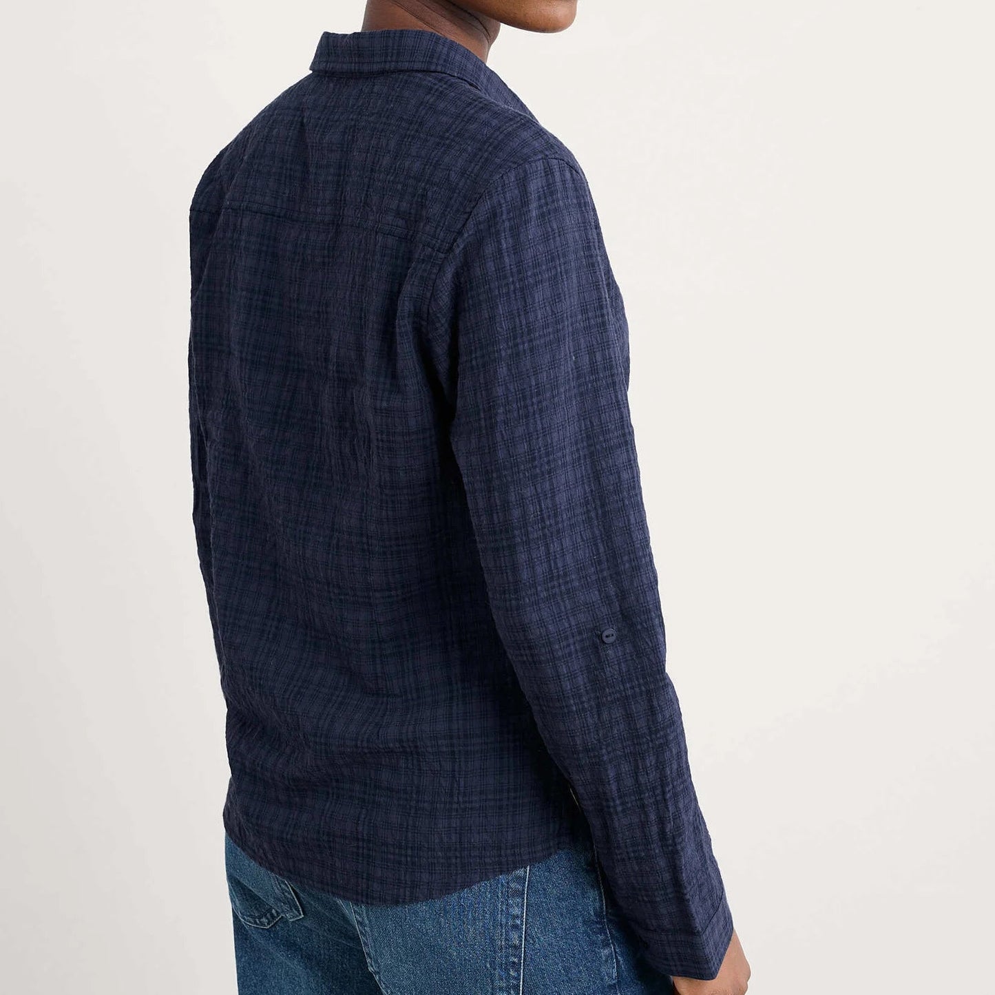 Seasalt women's shirt in navy check
