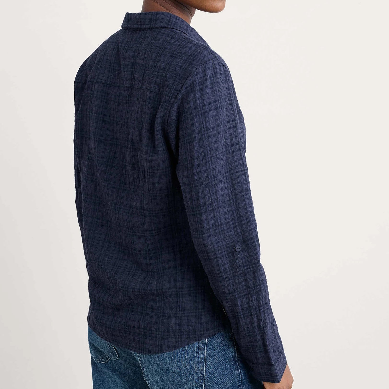 Seasalt women's shirt in navy check
