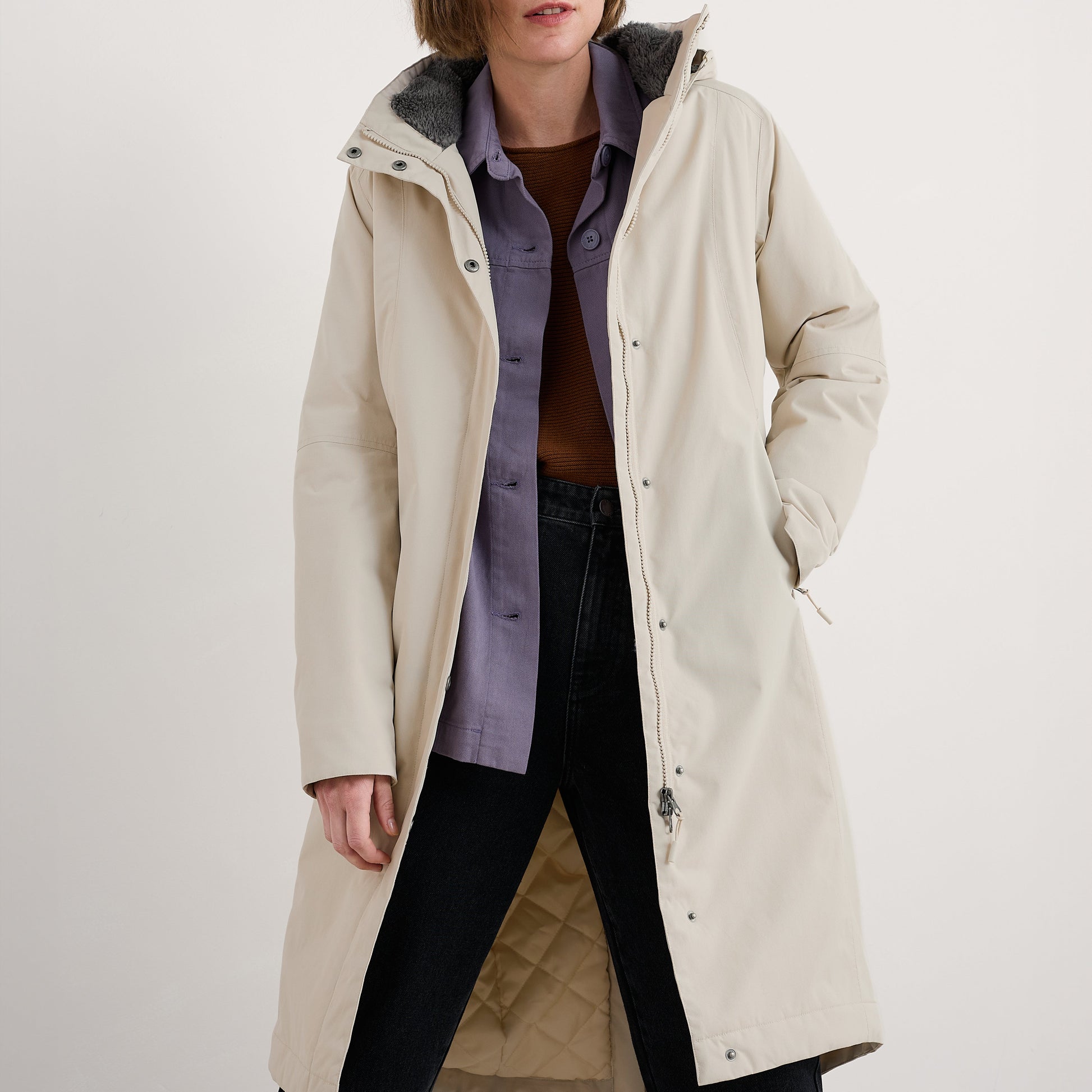 Seasalt Janelle coat in Aran