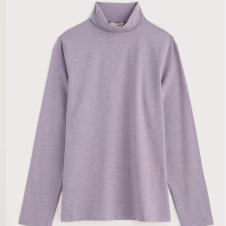 Seasalt organic cotton skivvy. Landing top in grape thistle