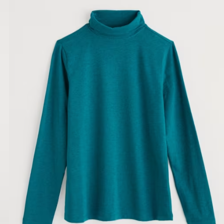 Seasalt clothing cotton skivvy in blue