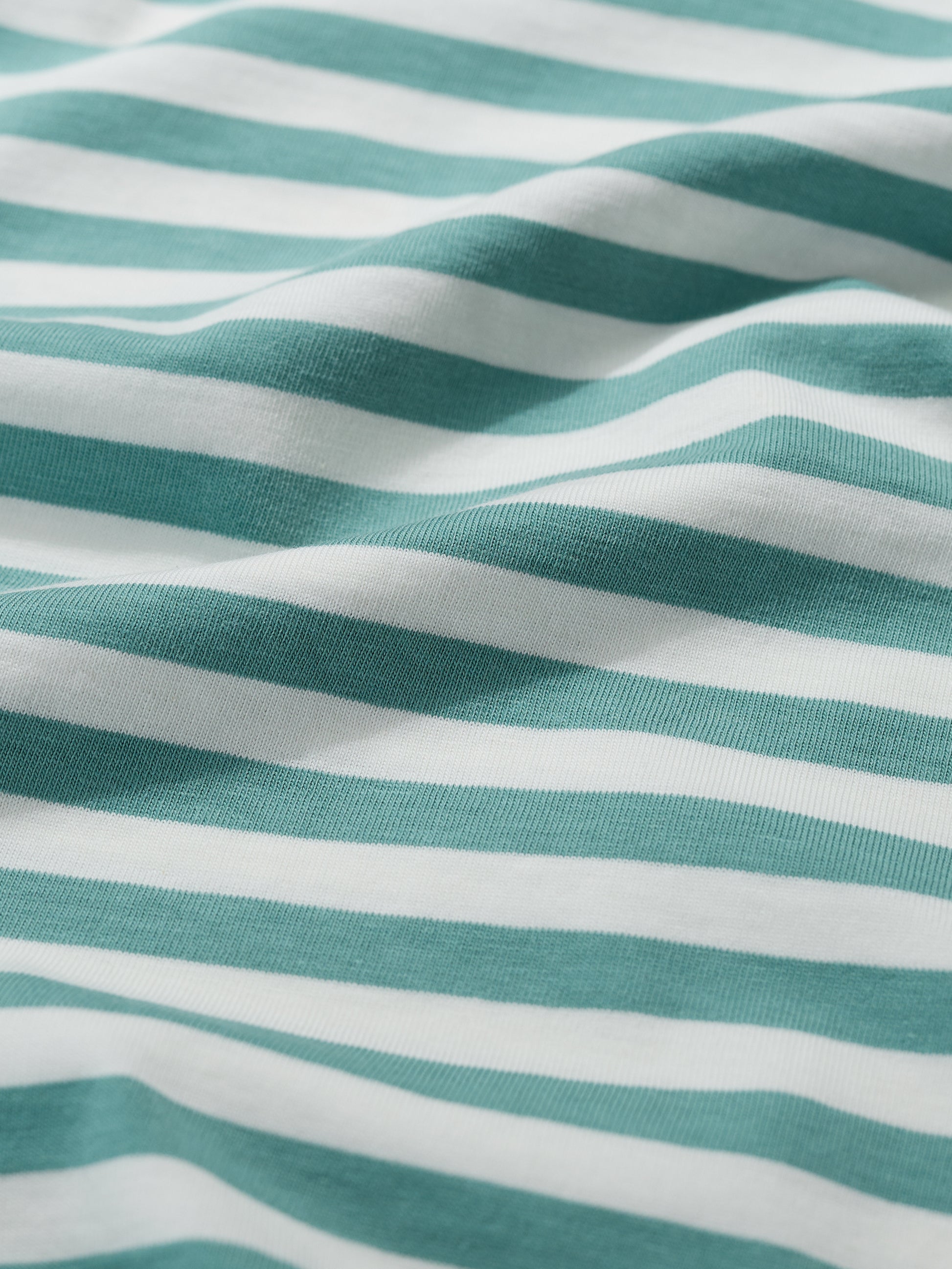 Teal striped Seasalt Cornwall Sailor Top