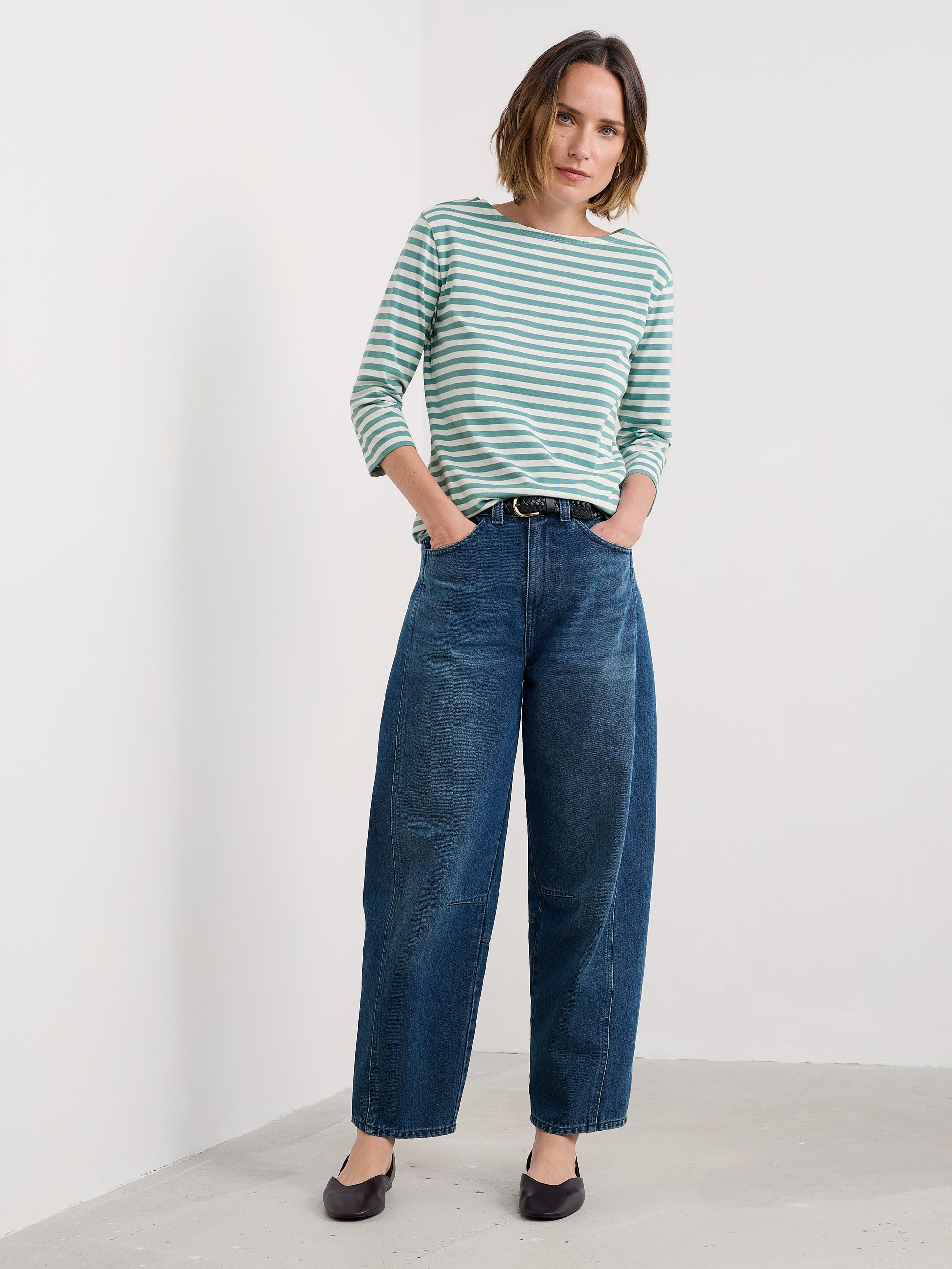 Seasalt Striped sailot Top. Organic cotton.