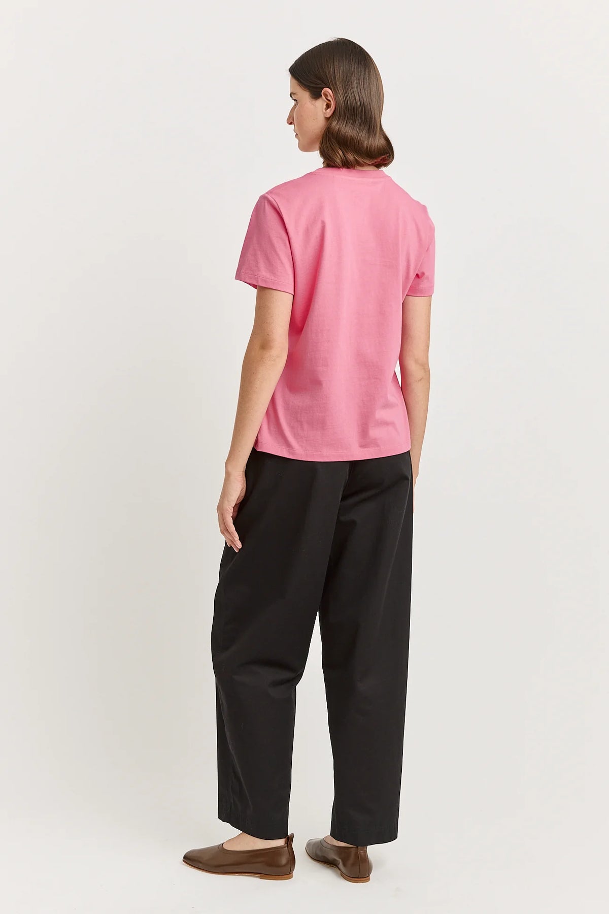Toorallie women's organic cotton Tee in Flamingo