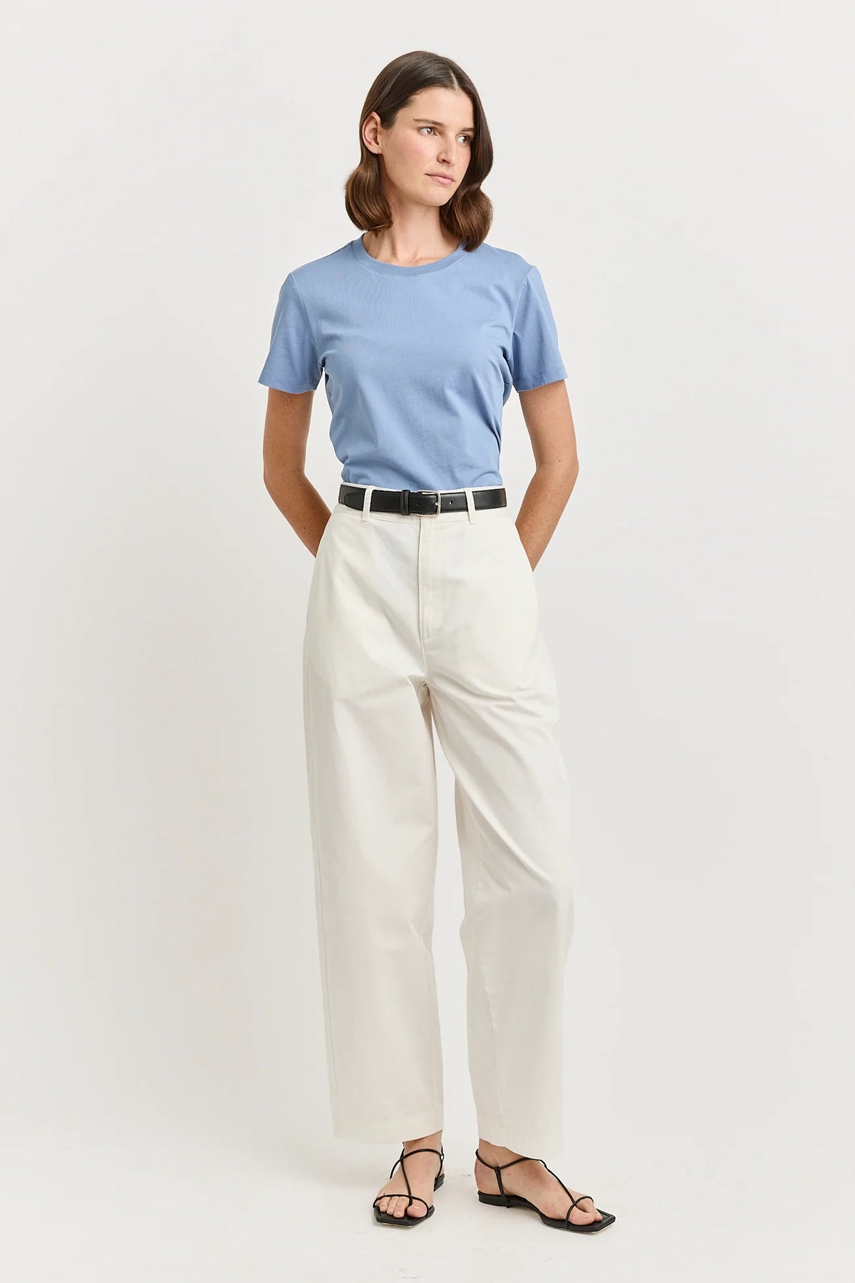 Stylish quality t-shirt for women in blue