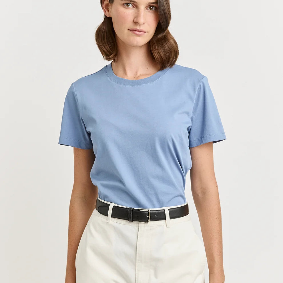 Toorallie plain blue t-shirt in cotton