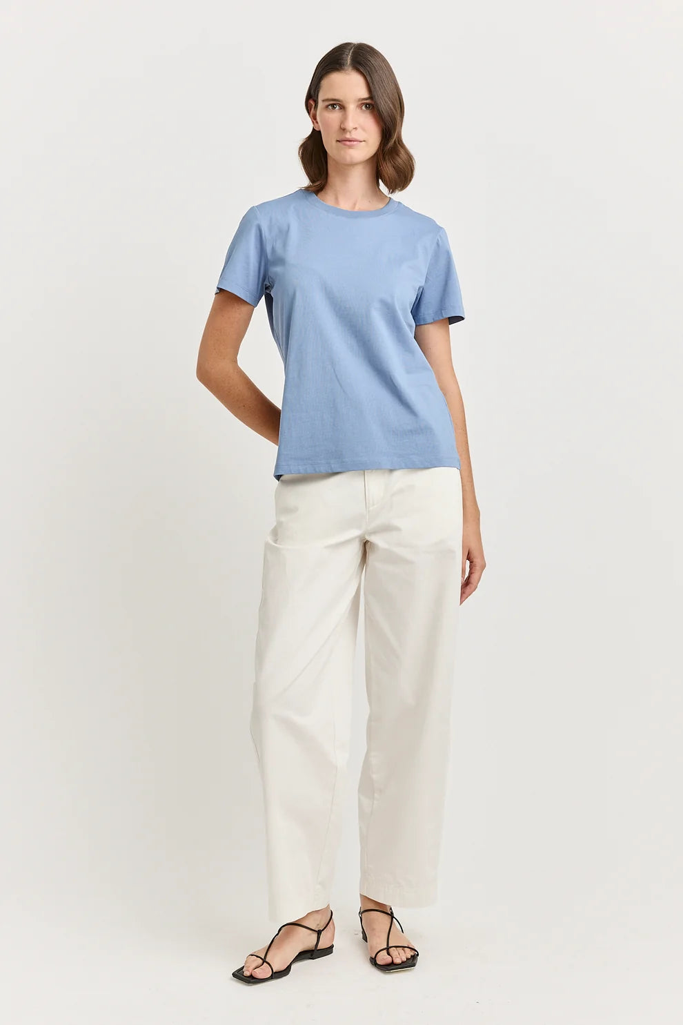 Quality Cotton T-shirt for women in blue