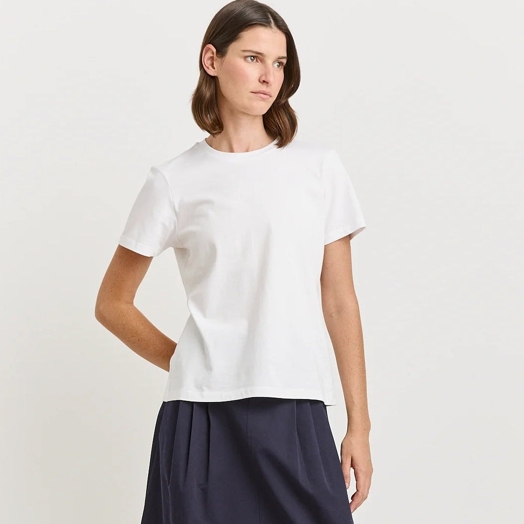 Quality cotton plain white t-shirt