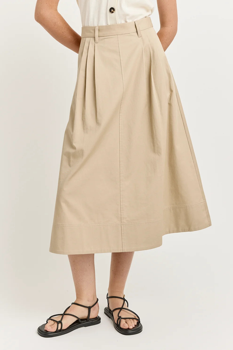 Toorallie make 100% cotton twill skirts - A- Line