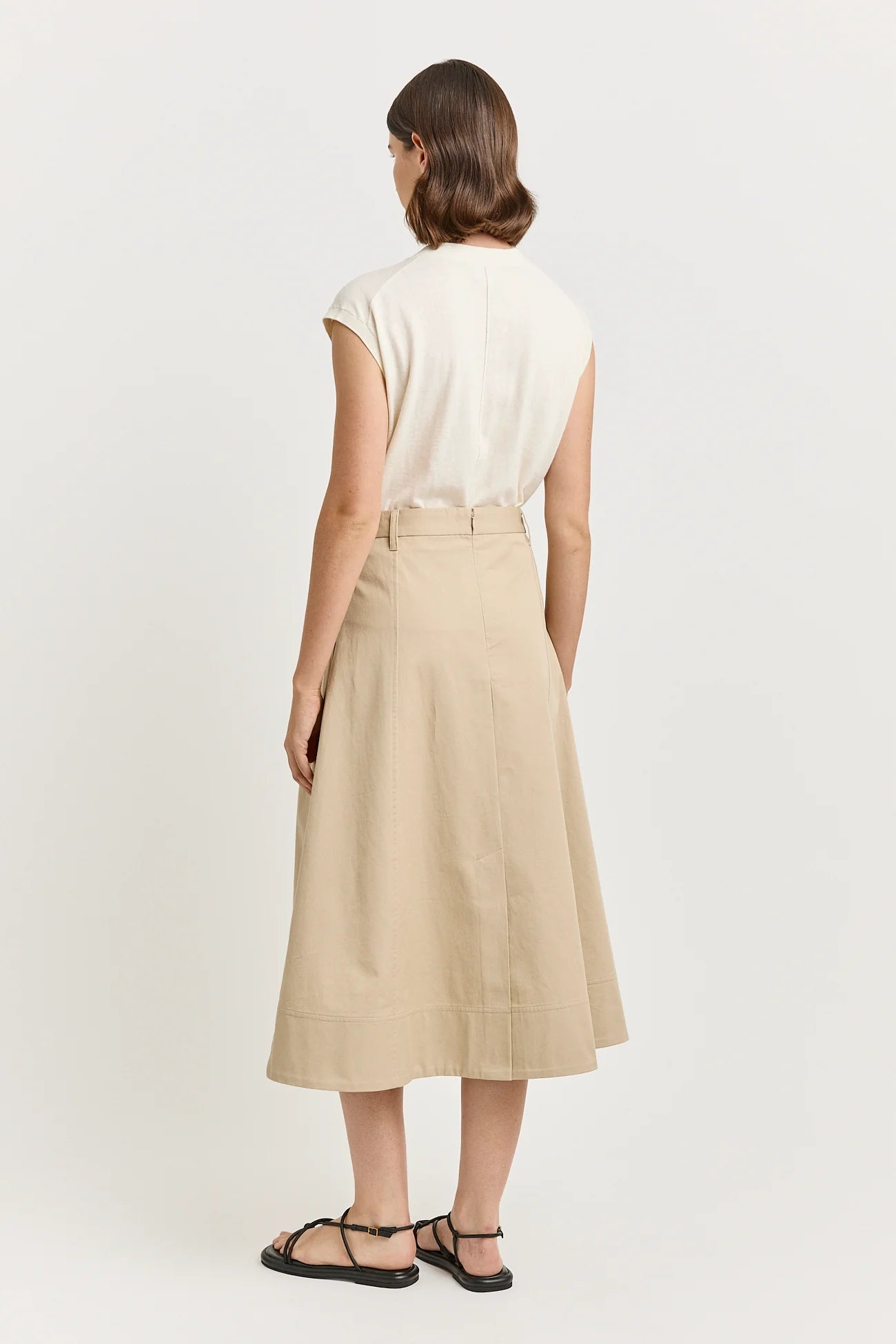 Toorallie's cotton skirt for summer in beige