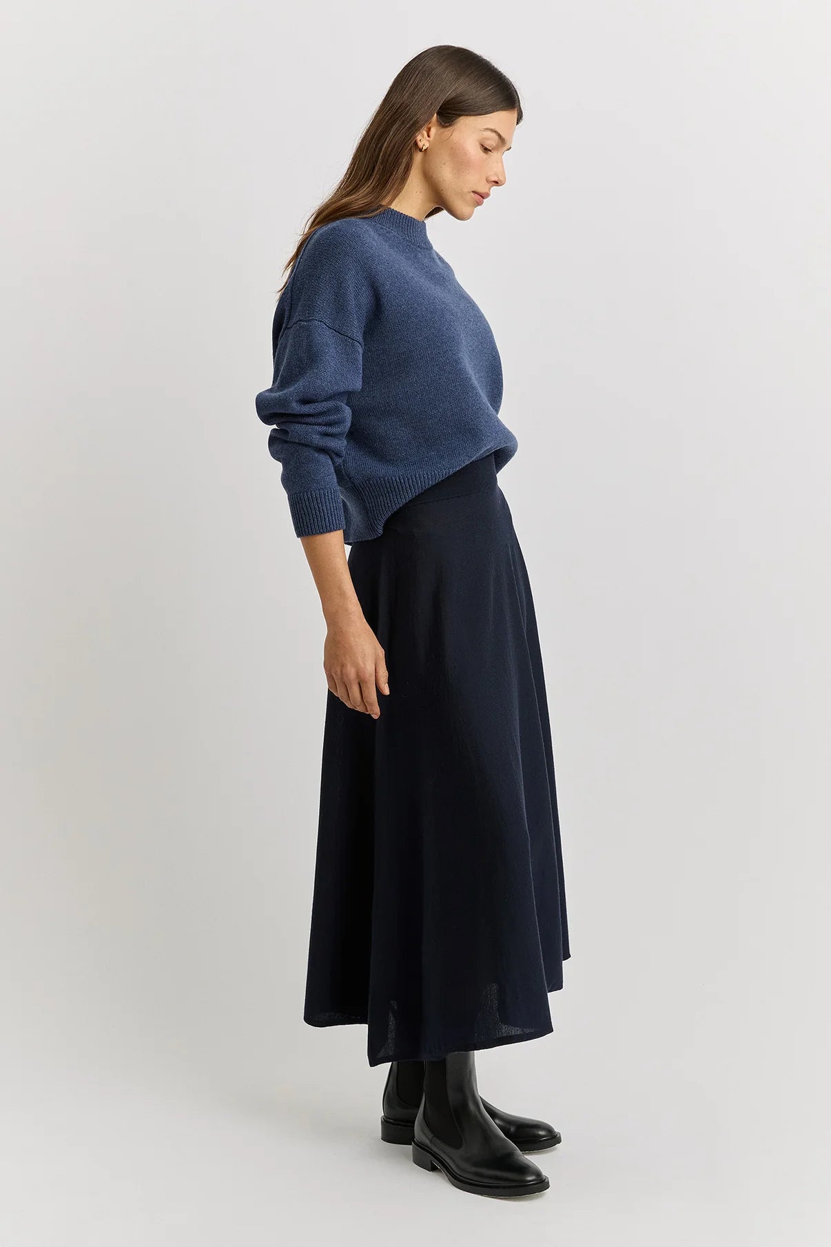 Torallie wool skrt in navy
