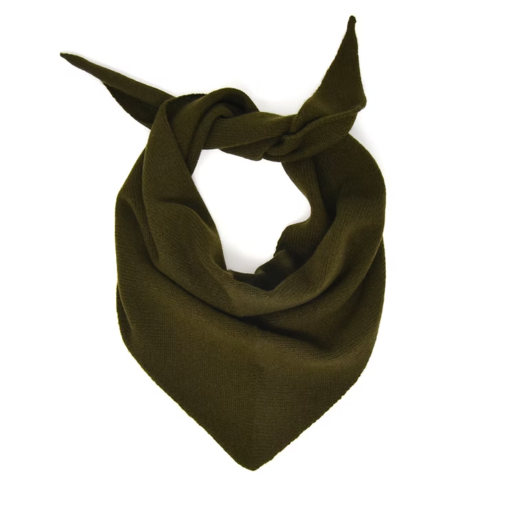 Triangle scarf Merino Scottish Knitwear
