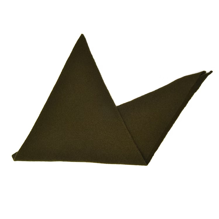 Triangle woollen scarf made in Scotland