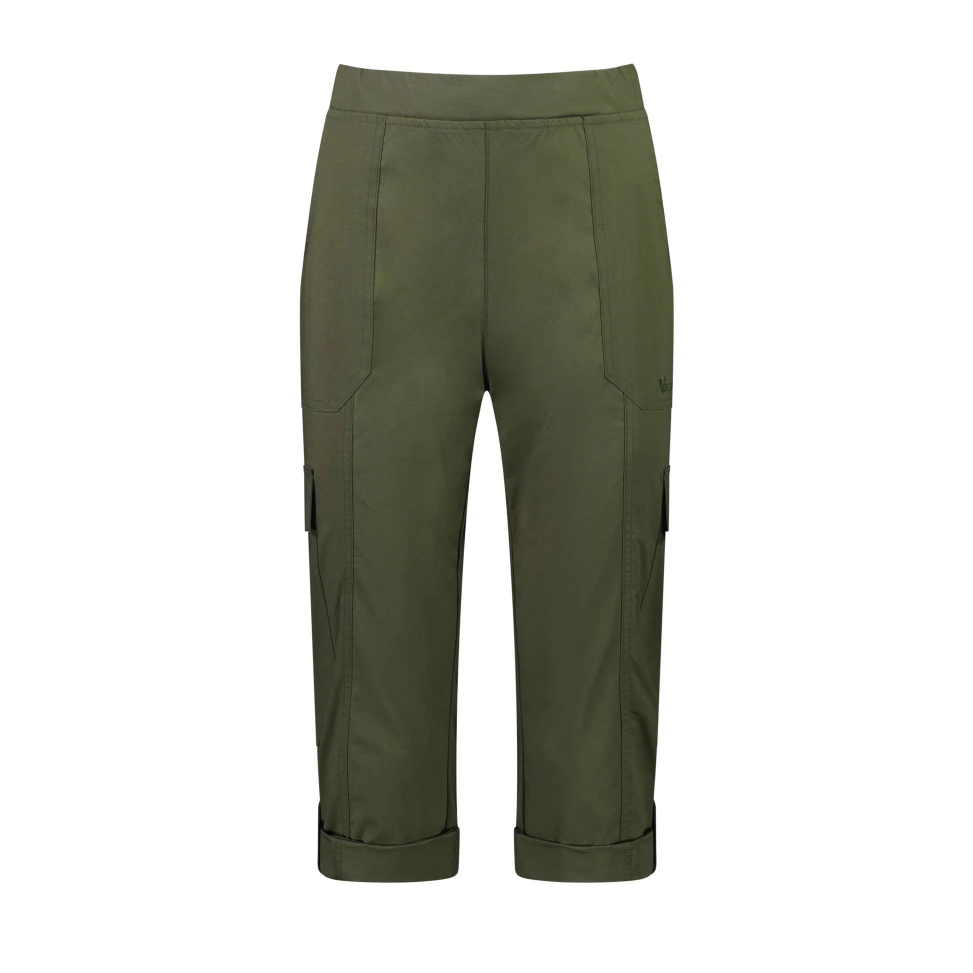 Vassalli Poplin Cargo Pants in Khaki