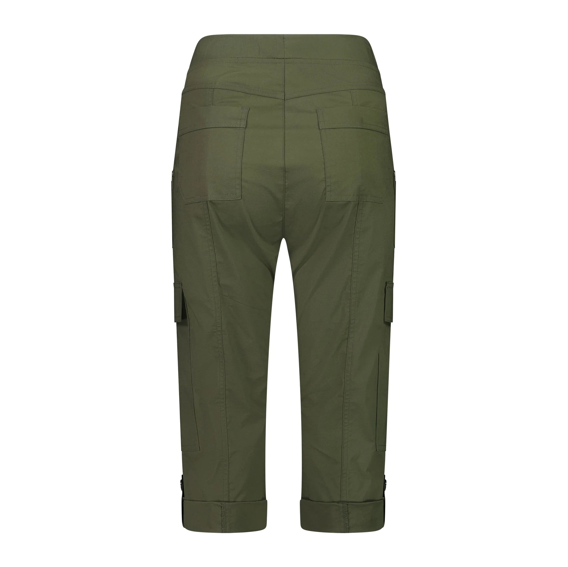 Vassalli Poplin Cargo Pants in Khaki