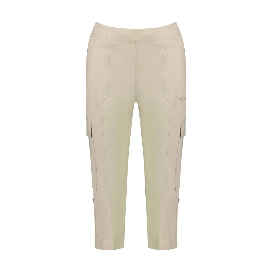 Vassalli Poplin Cargo Pants Sand.