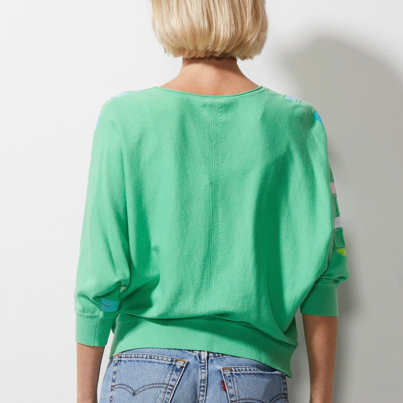 Zaket and Plover's Breeze & Brights Jumper in Green