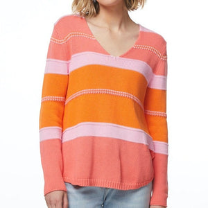 Stripe cotton jumper from Zaket and Plover.
