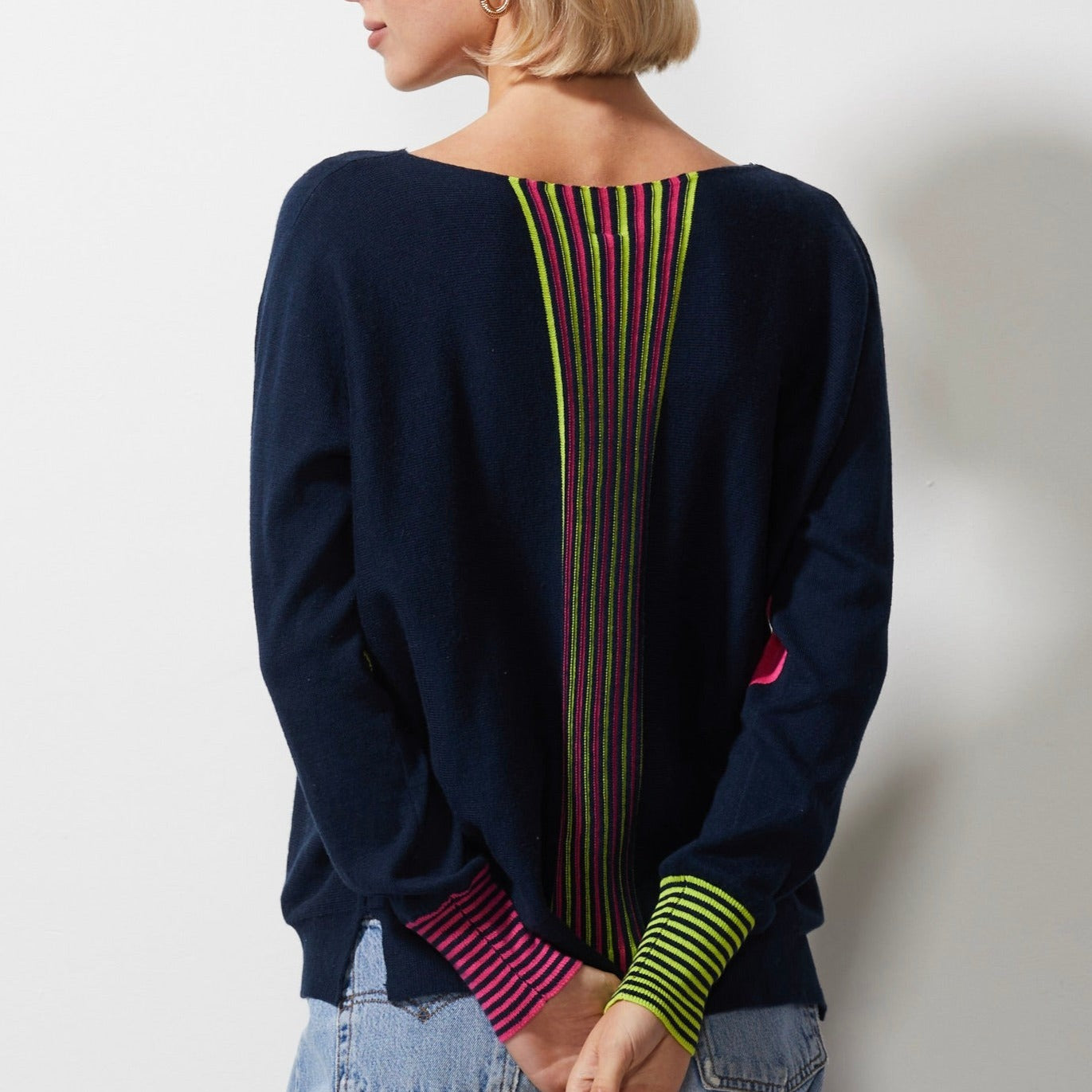 Zaket and Plover's Spot Jumper in sailor for women